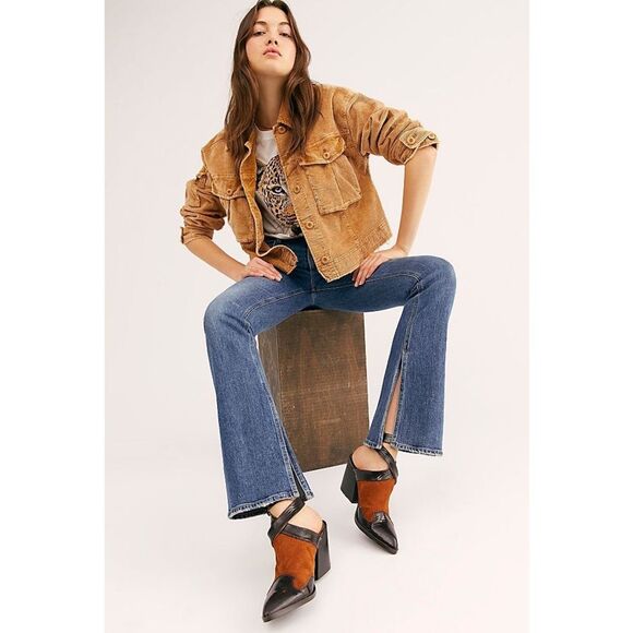 Free People Walk This Way Western Mule Shoeboot
